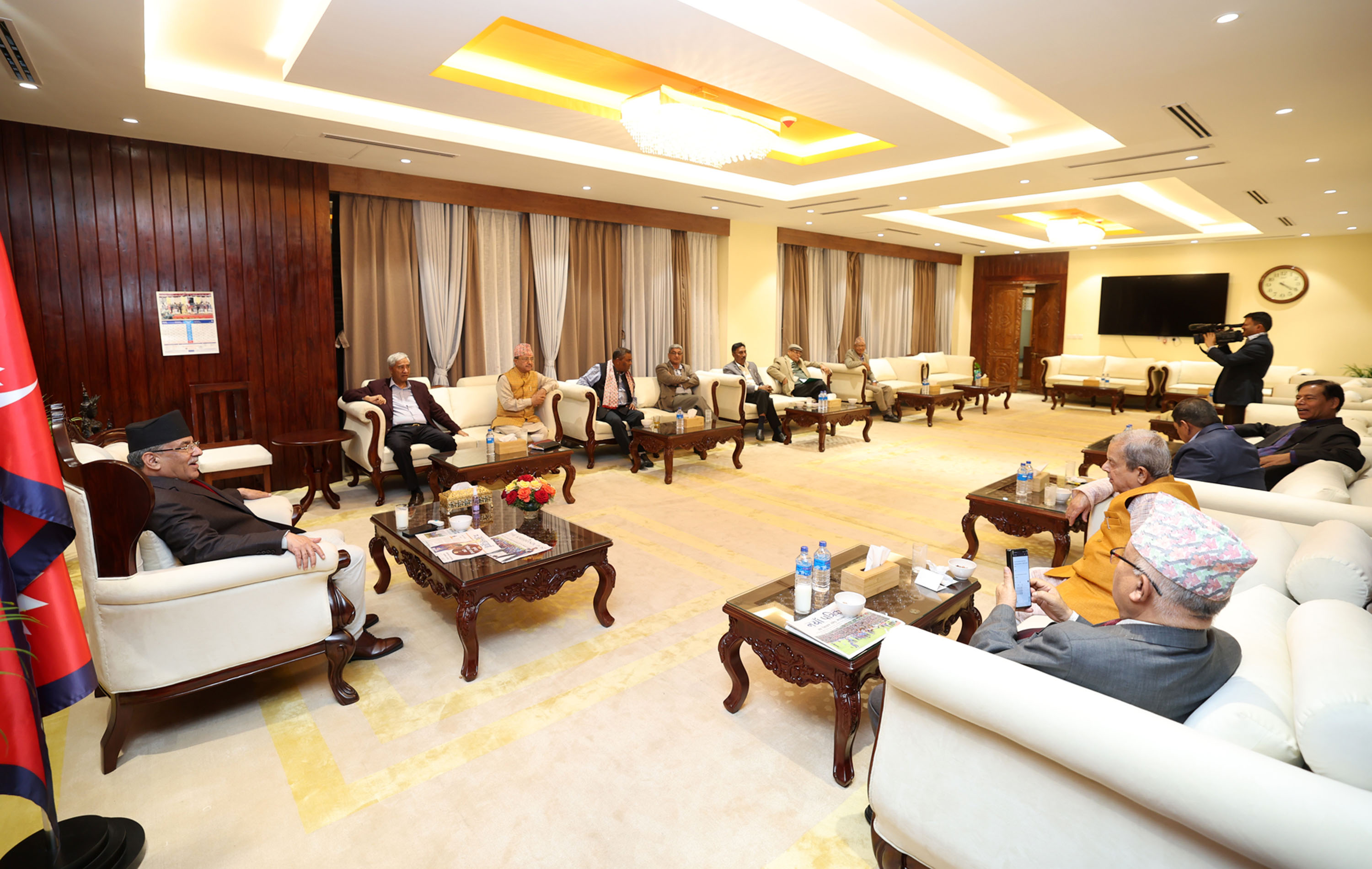 सत्तारुढ गठबन्धनको बैठकमा बजेटबारे छलफल